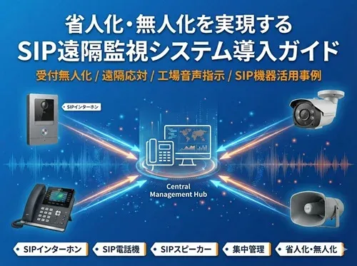 遠隔音声コミュニケーション構築ガイド（SIP/IPオーディオ）