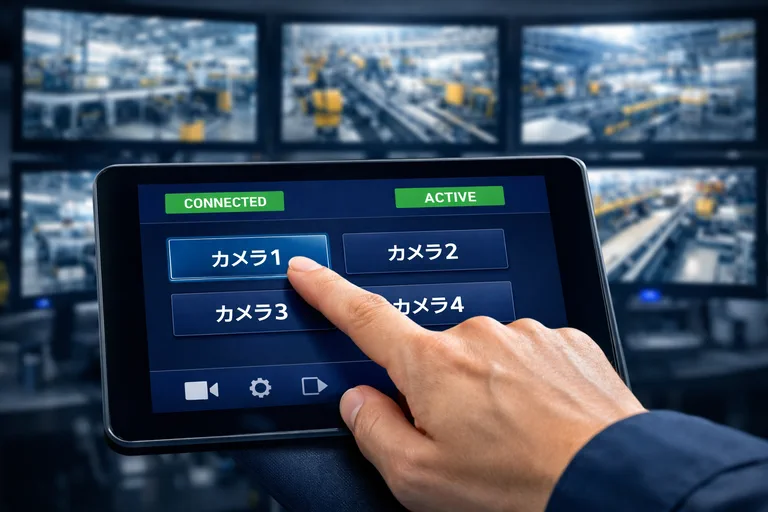 工場ラインの遠隔制御の事例イメージ